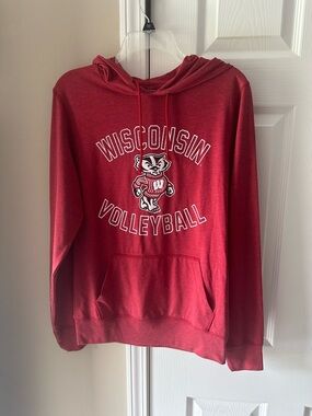 Wisconsin Volleyball Red Hoodie Shirt